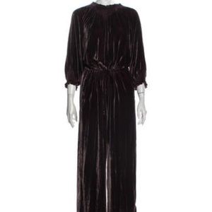Ulla Johnson velvet jumpsuit size 4 (but tagged size 2)